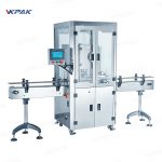 Автоматска машина за етикетирање со метални лимени тегли со запечатување