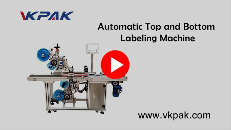 Автоматска машина за етикетирање на врвот и на дното