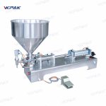 Целосна пневматска машина за полнење со течна паста за лосион за козметички крем