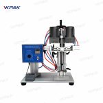 Полуавтоматска машина за покривање со завртки на маса за капачиња на пумпи