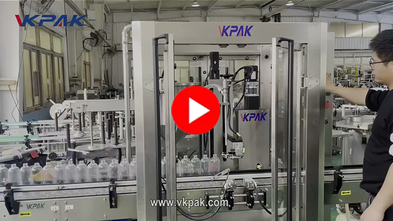 Линија за полнење со една глава за сос, шампон