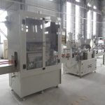 Автоматска линија за покривање на шишето за полнење со аголен врат за корозивна течност