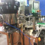 Приспособена линија за покривање со течни течни полнење за мали шишиња со моноблок