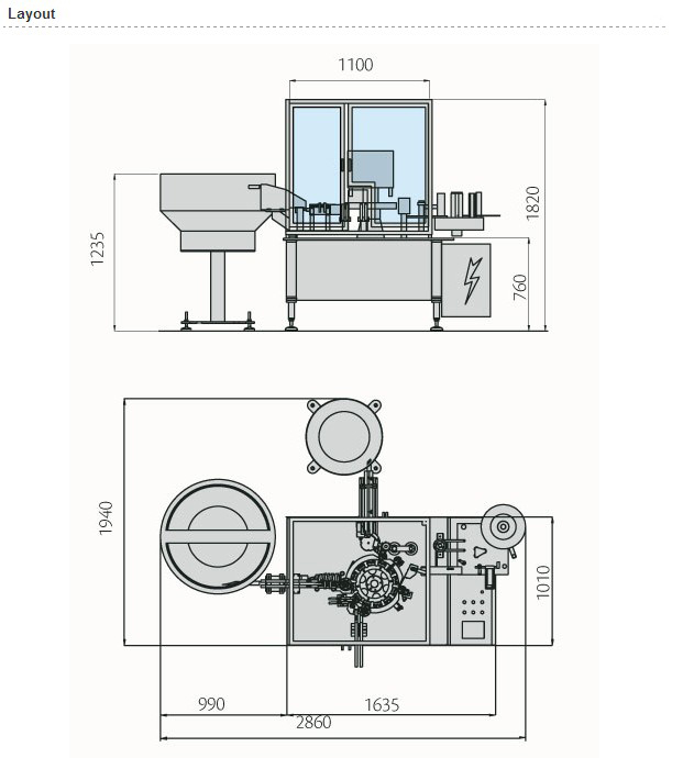 high speed syringe filling closer pharmaceutical equipment распоред на машина за затворање за полнење.jpg