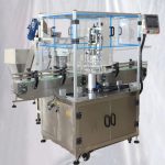 Опрема за капа од ротирачко пластично шише за сок со капак за внесувач на лифт