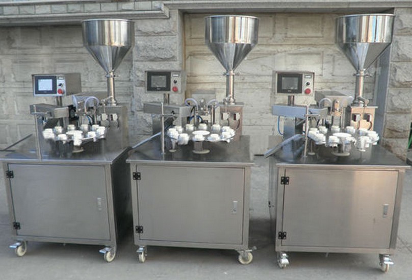 ротациони цевки пополнување на ултразвучни машини за запечатување полуавтоматски