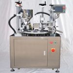 Полуавтоматска опрема за полнење на ротирачки цевки со ултразвучно запечатување на опашката