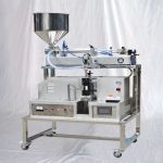 Полуавтоматска машина за полнење цевки со опрема за ултразвучно запечатување