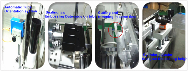 Ultrasound sealing machine for tubes Заптивач на ултразвучни цевки